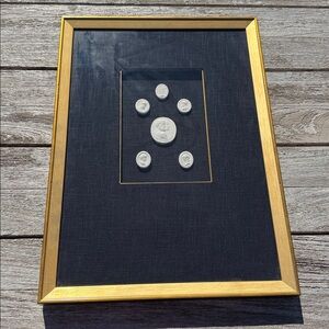 RH RESTORATION HARDWARE‎ 19TH C. EUROPEAN INTAGLIOS BLACK - 1